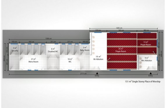 Modul ish joy binolar 151 m2