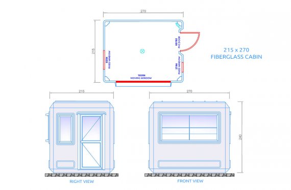 Евро кабина 215x270